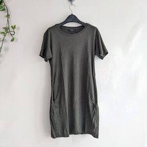 NWT Theory | Green Zissia R Tee Dress Size P